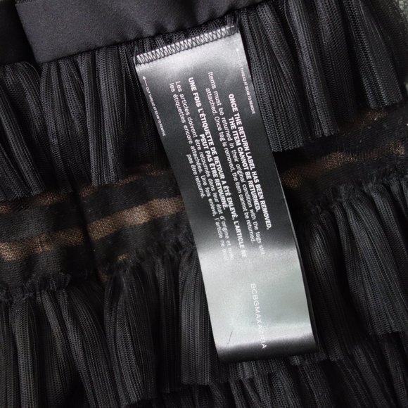 BCBG MAXAZRIA GEI63M77-001 032018 "RENA" BLACK SIZE 6 DRESS *NEW WITH TAGS* - Picture 3 of 14